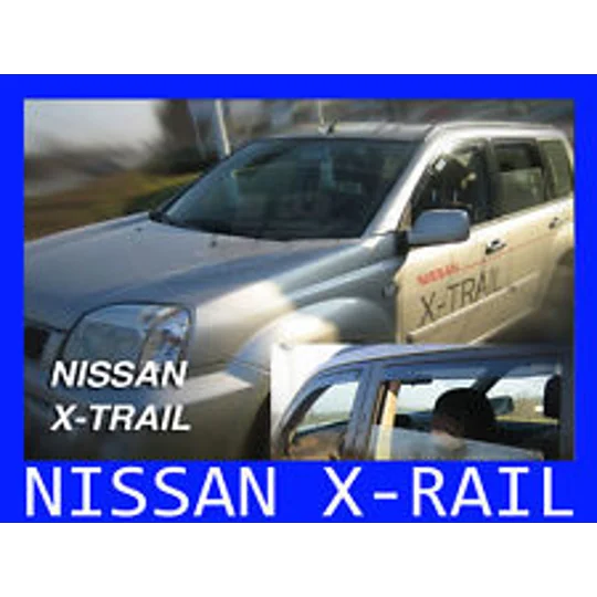Nissan X-Trail II Yrs 07-13 Brand New Heko 4 Piece Wind Deflectors