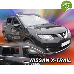 Nissan X-Trail III Yrs 14- on Brand New Heko 4 Piece Wind Deflectors