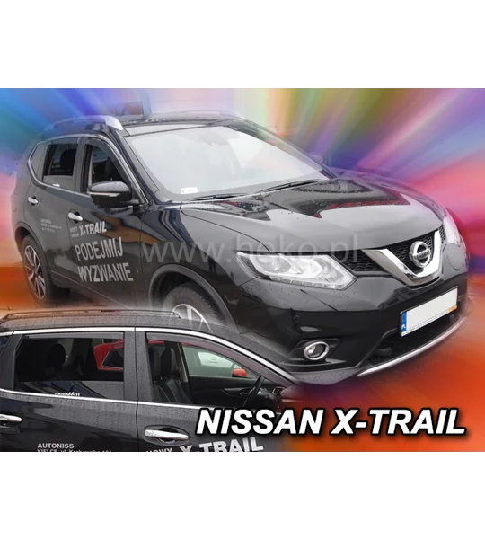 Nissan X-Trail III Yrs 14- on Brand New Heko 4 Piece Wind Deflectors