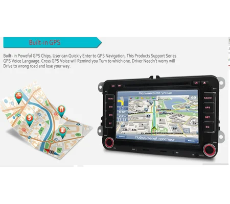 VW DVD Navigation GPS Bluetooth Golf 5 6 Passat Caddy Skoda Navi EUROPEAN MAPS