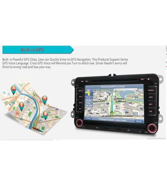 VW DVD Navigation GPS Bluetooth Golf 5 6 Passat Caddy Skoda Navi EUROPEAN MAPS