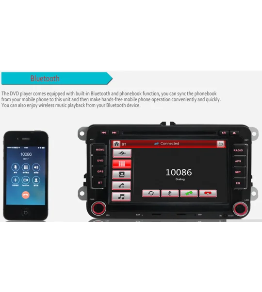 VW DVD Navigation GPS Bluetooth Golf 5 6 Passat Caddy Skoda Navi EUROPEAN MAPS