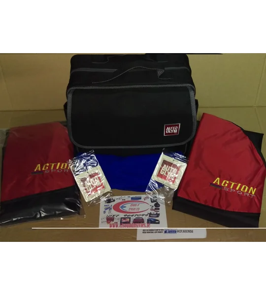 GIFT SET 1, 2 x Action Sport Seat Covers + Autoglym Full Valet Set