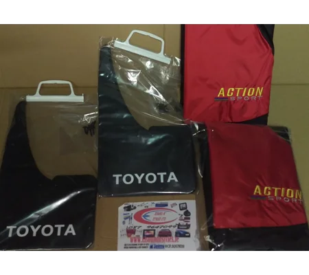 GIFT SET 2, 2 x Action Sport Seat Covers + Mudflaps Set