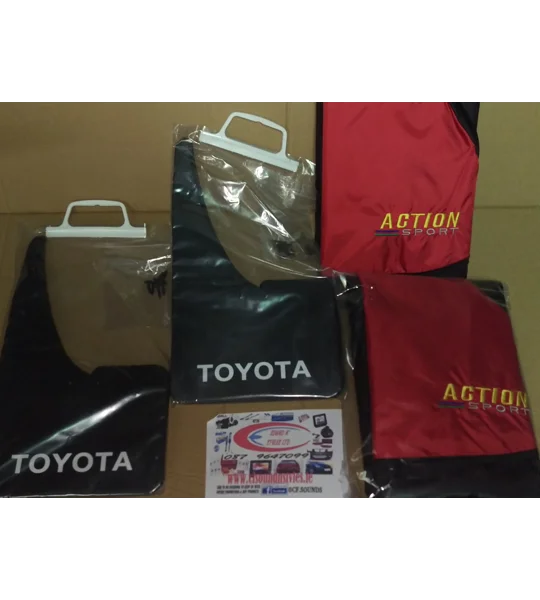 GIFT SET 2, 2 x Action Sport Seat Covers + Mudflaps Set