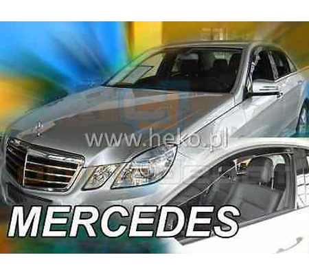 Mercedes E Class W212 Yrs 10-15 Brand New Heko 4 Piece Wind Deflectors 23275