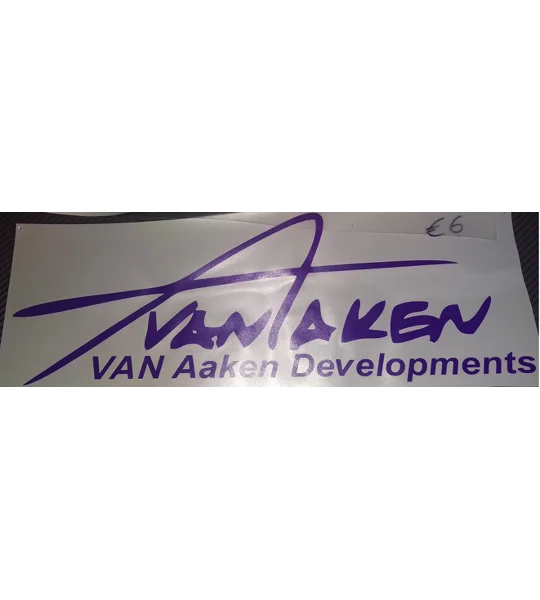 VANAKEN Vinyl Window Bodywork Car Sticker