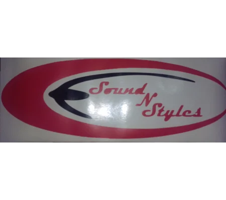 CF SOUND N STYLES Vinyl Window Bodywork Car Sticker