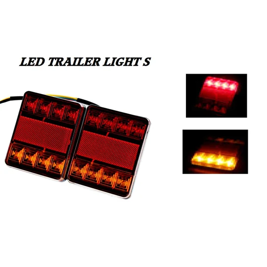 LED TRUCK TRACTOR & TRAILER Lights Pair 12 Volt