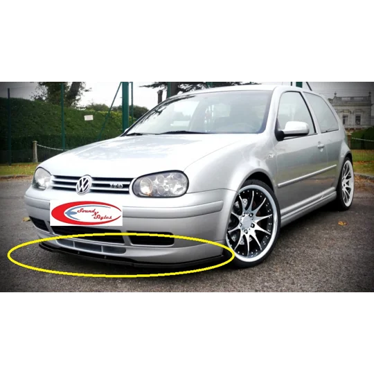 VW Golf MK 4 Yrs 98-04 Gloss Black Anniversary Bumper Splitter Lip