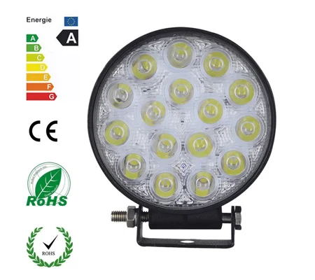 48 Watt 4.5 Inch LED High Power Cree Work Lamp Light, 3528 LUMENS 12 & 24 Volt