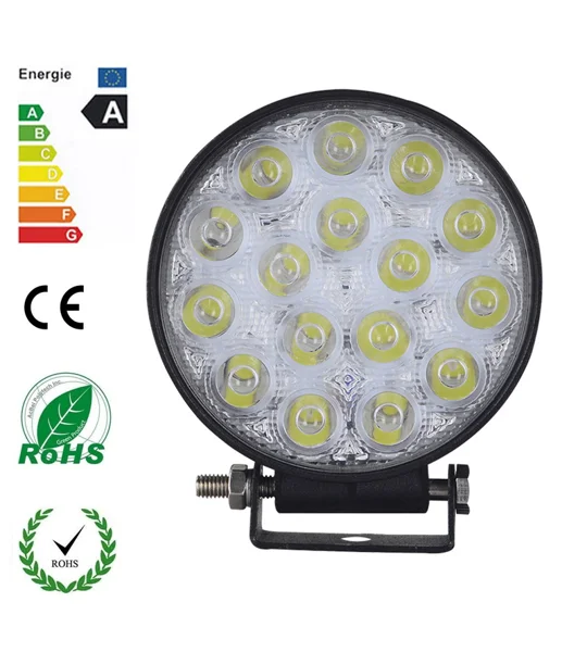 48 Watt 4.5 Inch LED High Power Cree Work Lamp Light, 3528 LUMENS 12 & 24 Volt