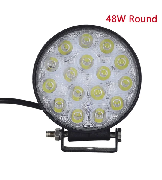 48 Watt 4.5 Inch LED High Power Cree Work Lamp Light, 3528 LUMENS 12 & 24 Volt