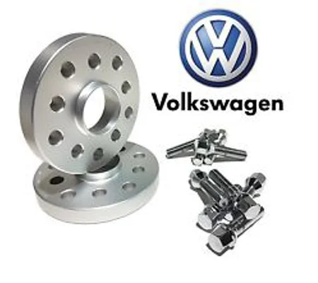 20mm Thick Pair of Alloy Wheel Spacers + Bolts Kit - 5x100/112 57.1 VW AUDI MERCEDES