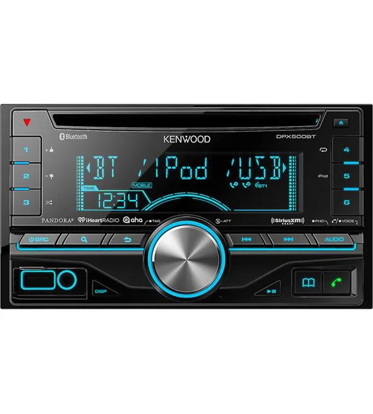 KENWOOD DPX 5000BT Double Din Car Stereo with Bluetooth