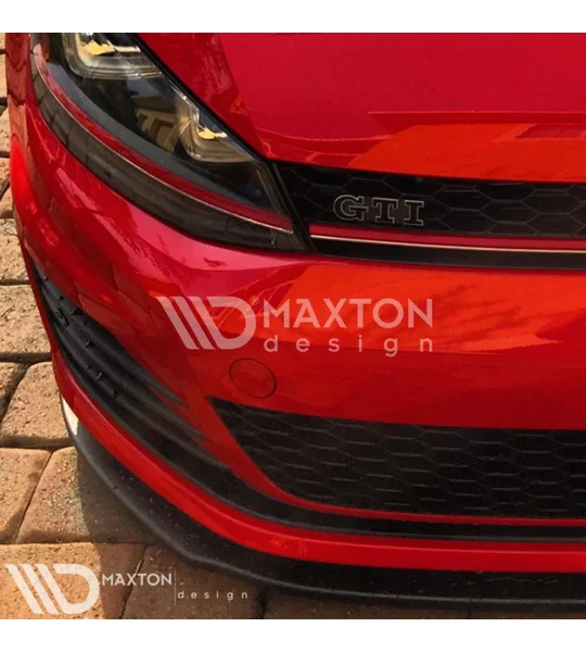 VW Golf MK7 VII Yrs 12- GTI Front Bumper Lip Splitter Spoiler