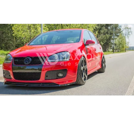 VW Golf MK 5 V Yrs 05-09 GTI Gloss Black Edition 30 Front Bumper Lip Splitter Spoiler
