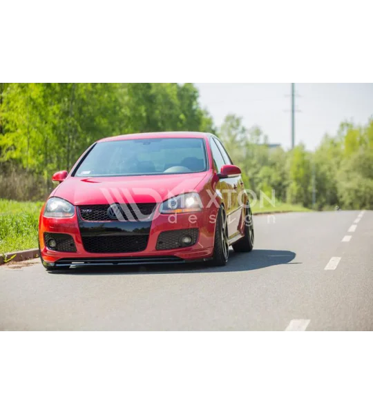 VW Golf MK 5 V Yrs 05-09 GTI Gloss Black Edition 30 Front Bumper Lip Splitter Spoiler