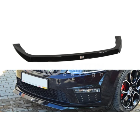 SKODA OCTAVIA MK III RS Yrs 14- Front Bumper Lip Splitter Spoiler