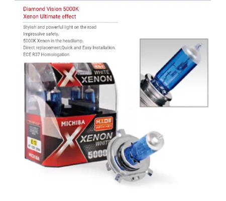 H1 12v 55w 5000K Diamond Vision Xenon Upgrade Bulbs