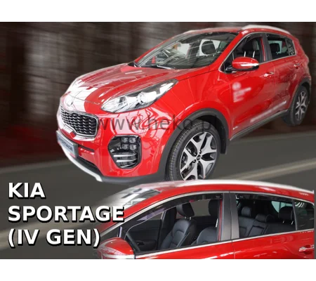 KIA SPORTAGE IV Yrs 2016-2020 Brand New 4 Piece Heko Wind Deflectors