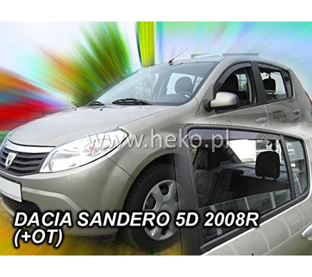 DACIA LOGAN 3 III 4D 2020 -> SEDAN Brand New 4 Piece Heko Wind Deflectors