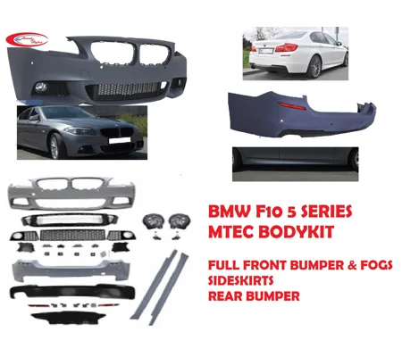 BMW F10 5 Series Yrs 10-15 M Technik Bodykit Front Rear Bumper & Sides Plastic