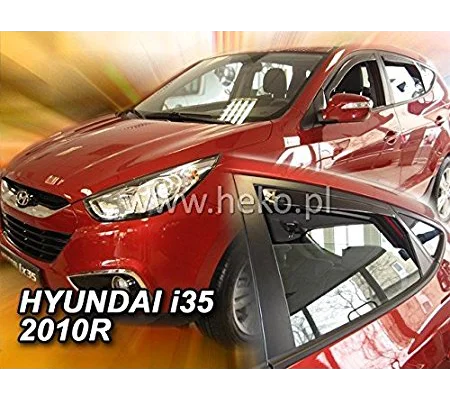 HYUNDAI IX 35 5 doors, 2010 - 2015 New 4 Piece Heko Wind Deflectors 17262