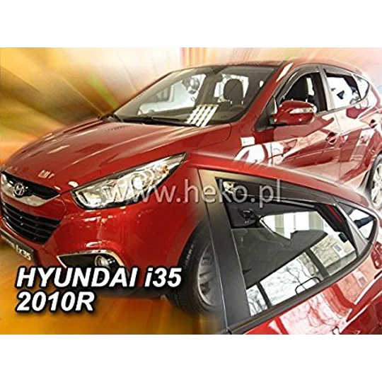 HYUNDAI IX 35 5 doors, 2010 - 2015 New 4 Piece Heko Wind Deflectors 17262