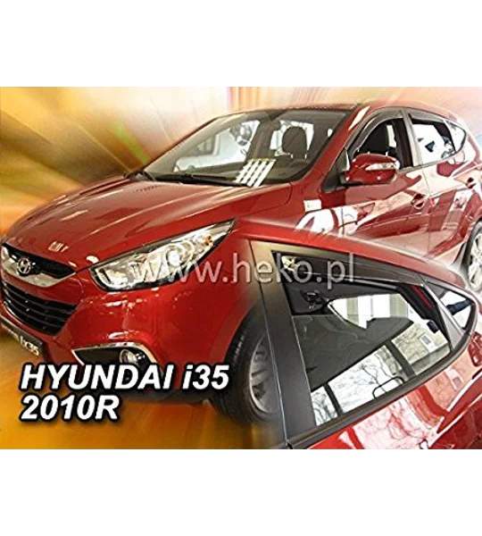 HYUNDAI IX 35 5 doors, 2010 - 2015 New 4 Piece Heko Wind Deflectors 17262