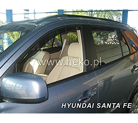 Hyundai Santa Fe Yrs 06-12 5drs New 4 Piece Heko Wind Deflectors 17243