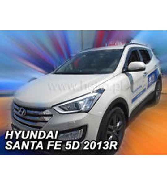 Hyundai Santa Fe Yrs 2012 - on 5drs New 4 Piece Heko Wind Deflectors 17279