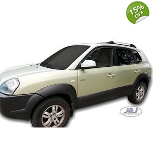 Hyundai Tucson I 04-10 on 5drs New 4 Piece Heko Wind Deflectors 17239