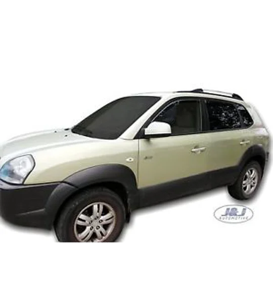 Hyundai Tucson I 04-10 on 5drs New 4 Piece Heko Wind Deflectors 17239