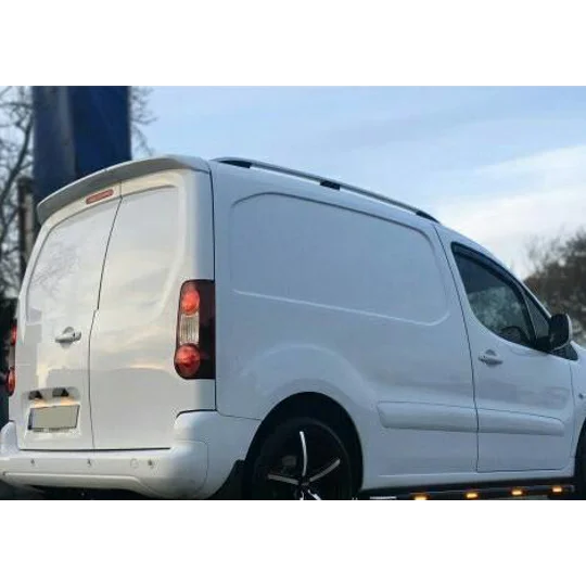 Citreon Berlingo II & Peugeot Partner II Yrs 2008 - on 2 Piece Roof Spoiler for Split Rear Doors