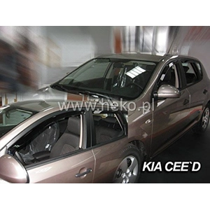Kia Ceed 5 Drs Yrs 06-12 Brand New Heko 4 Piece Wind Deflectors