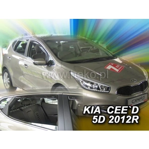 Kia Ceed 5 Drs Yrs 12- on Brand New Heko 4 Piece Wind Deflectors