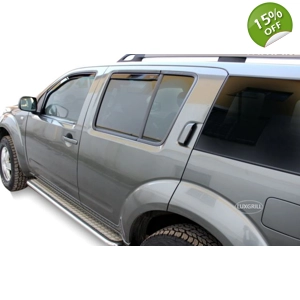 Nissan Pathfinder R51 Yrs 05-12 Brand New Heko 4 Piece Wind Deflectors