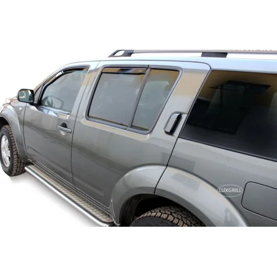 Nissan Pathfinder R51 Yrs 05-12 Brand New Heko 4 Piece Wind Deflectors