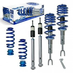 JOM BLUELINE AUDI A4 B6 B7 TDI YRS 01 - 07 FULLY ADJUSTABLE SUSPENSION Coilovers