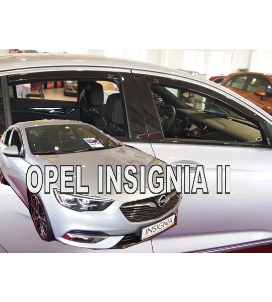 Opel Insignia MK 2 Yrs 17-on 5drs Brand New Heko 4 Piece Wind Deflectors