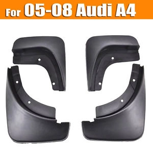 Audi A4 B7 Yrs 05-08 4pc Set Fitted Moulded Mudflaps