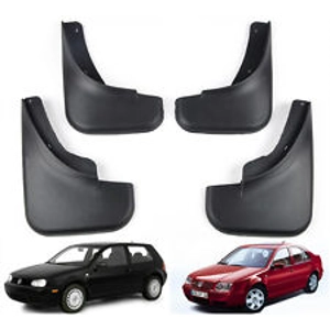 VW Golf MK4 Yrs 98-04  4pc Set Fitted Moulded Mudflaps