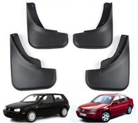 VW Golf MK4 Yrs 98-04 4pc Set Fitted Moulded Mudflaps