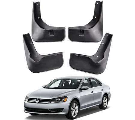 VW Passat B7 Yrs 11-14 4pc Set Fitted Moulded Mudflaps