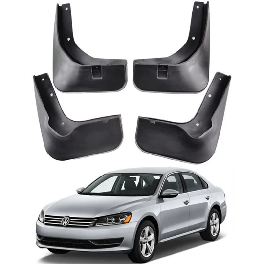 VW Passat B7 Yrs 11-14 4pc Set Fitted Moulded Mudflaps