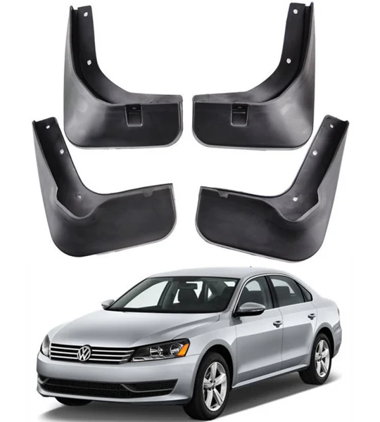 VW Passat B7 Yrs 11-14 4pc Set Fitted Moulded Mudflaps
