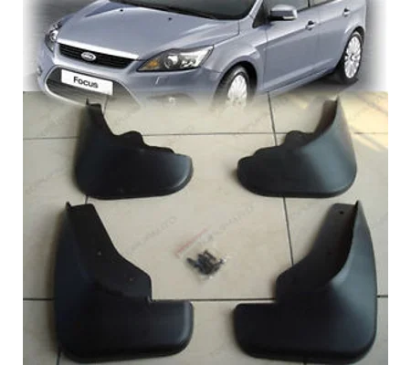 Ford Focus MK II 2 Yrs 05-11 4pc Set Fitted Moulded Mudflaps