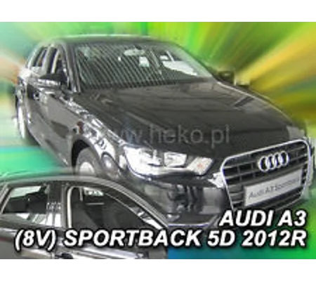 Audi A3 8V Yrs 2012-on 5drs Sportback Brand New Heko 4 Piece Wind Deflectors