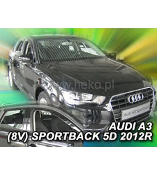 Audi A3 8V Yrs 2012-on 5drs Sportback Brand New Heko 4 Piece Wind Deflectors